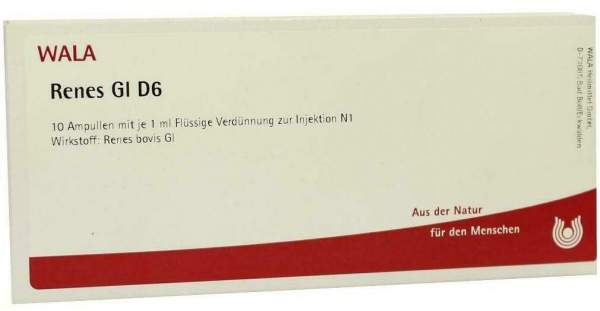 Wala Renes Gl D6 10 X 1 ml Ampullen