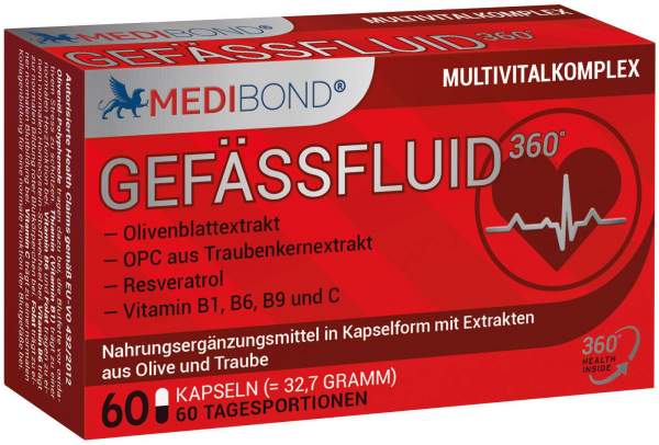 Gefässfluid 360° Medibond 60 Kapseln