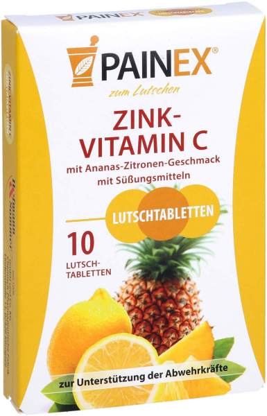 Zink Vitamin C Painex 10 Lutschtabletten