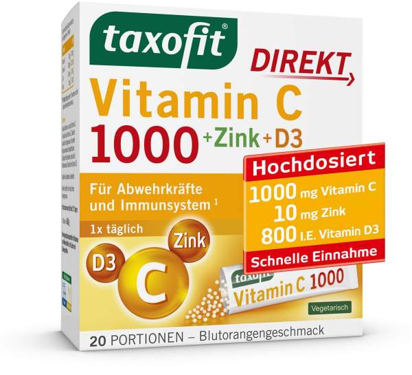 Taxofit Vitamin C 1000 direkt Granulat 20 Beutel