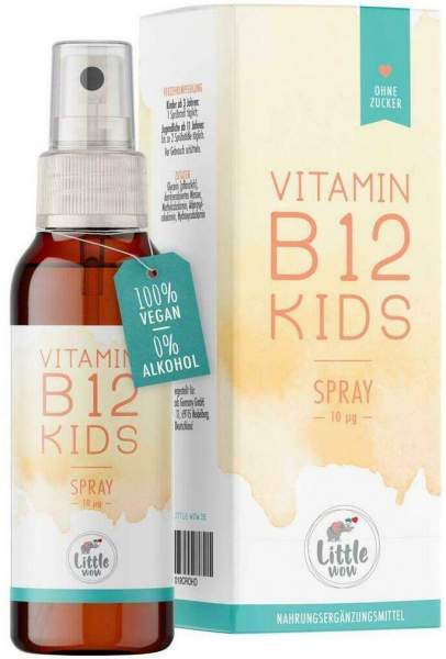 LITTLE Wow Vitamin B12 Kids Mundspray Kinder vegan