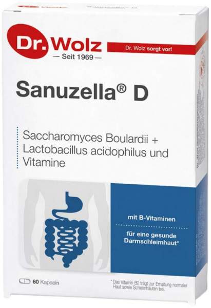 Sanuzella D Zellulose 60 Kapseln