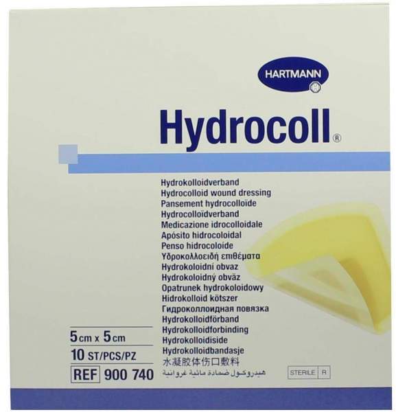 Hydrocoll Hydrokolloidverband 5x5 cm
