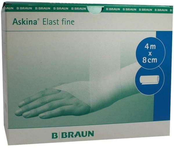 Askina Elast Fine Binde 4 M X 8 cm Lose 20 Binden