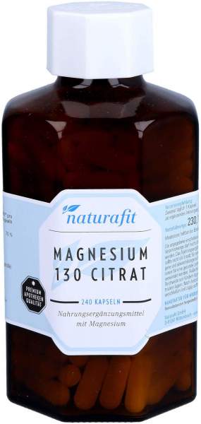 Naturafit Magnesium 130 Citr Kapseln 240 Stk