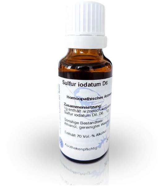 Hanosan Sulfur Jodatum D6 20ml Dilution