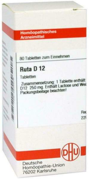 Dhu Ruta D12 80 Tabletten