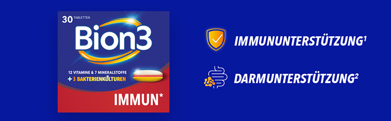 Finde dein Bion3 Multivitamin mit Bakterienkulturen