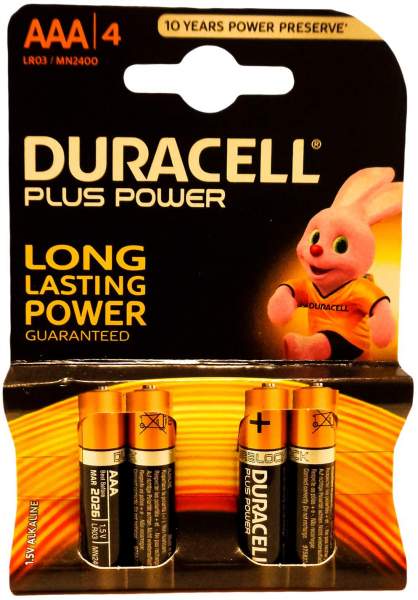 Batterien Micro Lr 03 Aaa Mn2400 Duracell Plus
