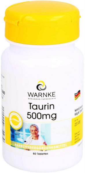 Taurin 500 mg 60 Tabletten
