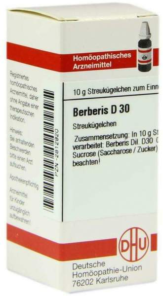Dhu Berberis D30 10 G Globuli