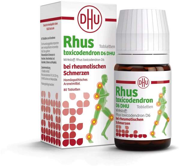 Rhus tox. D6 80 Tabletten DHU
