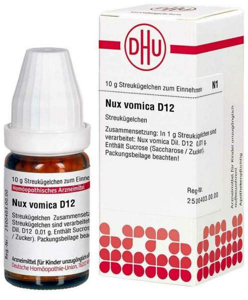 Nux vomica D12 10 g Globuli