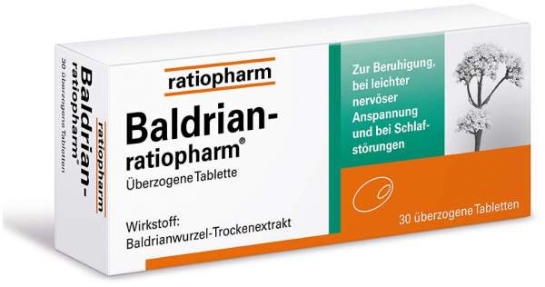 Baldrian-ratiopharm 30 Überzogene Tabletten