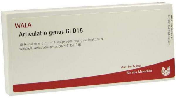 Wala Articulatio Genus Gl D15 10 X 1 ml Ampullen
