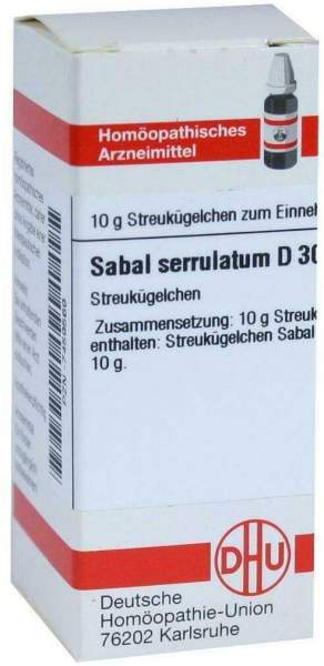 Dhu Sabal Serrulatum D30 Globuli