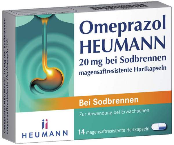 Omeprazol Heumann 20 mg 14 magensaftresistente Kapseln