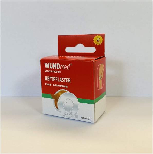 Heftpflaster Textil 2,5 cm x 2,5 m 1 Rolle