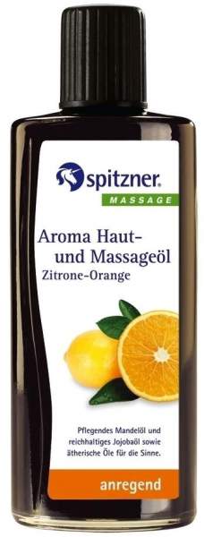 Spitzner Haut- und Massageöl Zitrone - Orange 190 ml