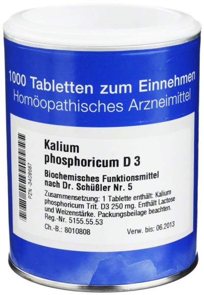 Biochemie Iso 5 Kalium Phosphoricum D3 1000 Tabletten