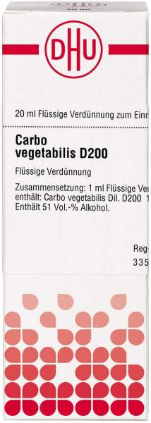 Dhu Carbo Vegetabilis D200 Dilution 20 ml