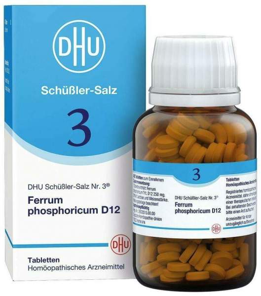 DHU Schüßler-Salz Nr. 3 Ferrum phosphoricum D12 420 Tabletten