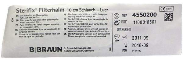 Infusionszubehör Sterifix Filterh.10