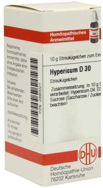 DHU Hypericum D30 10 g Globuli