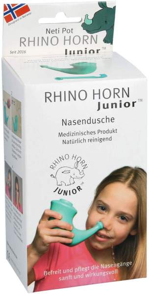 Rhino Horn Junior Nasendusche Türkisblau 1 Stück