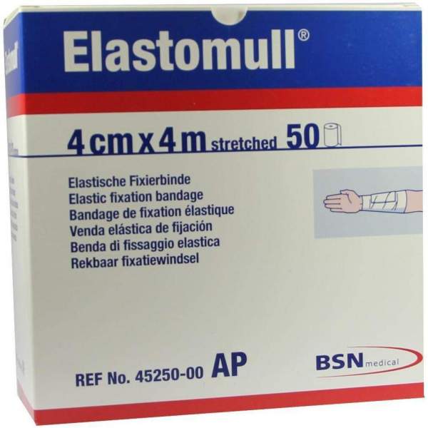 Elastomull 4mx4cm 45250 Elastische Fixierbinde