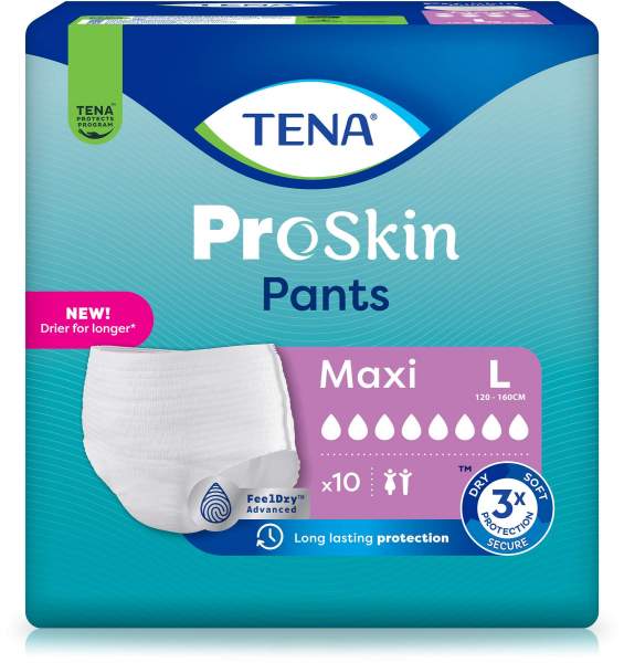 Tena Pants Maxi L 4 X 10 Einweghosen