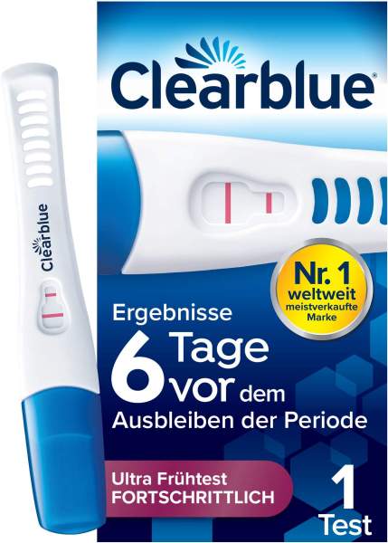 Clearblue Schwangerschaftstest 6 Tage vorher 2 Hormone 1 Stück