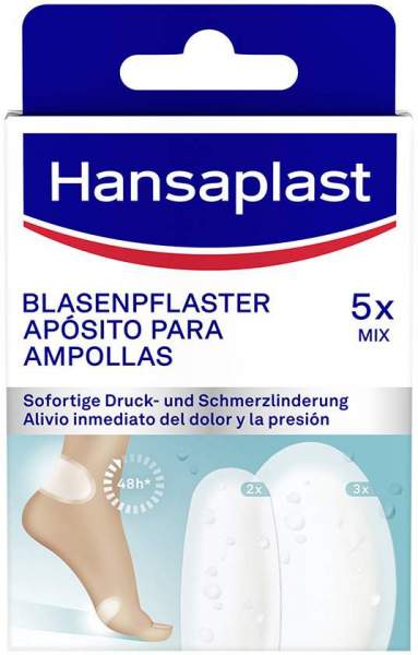 Hansaplast Blasen-Pflaster Mix Pack 5 Pflaster