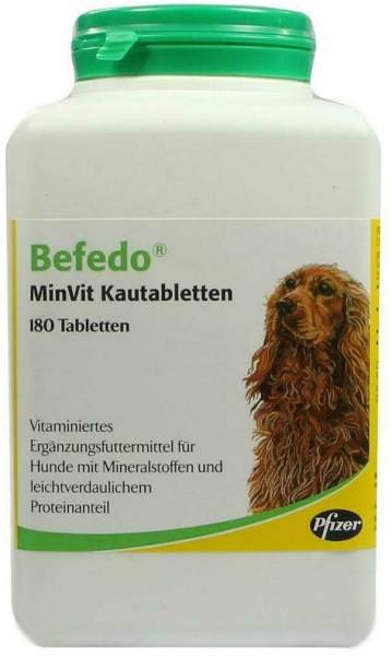 Befedo Minvit Kautabletten Für Hunde 180 Kautabletten