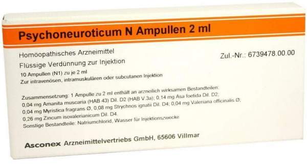 Psychoneuroticum N 10 X 2 ml Ampullen