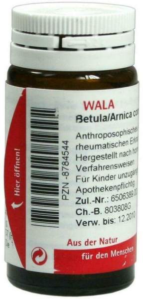 Wala Betula Arnica Comp. 20 G Globuli