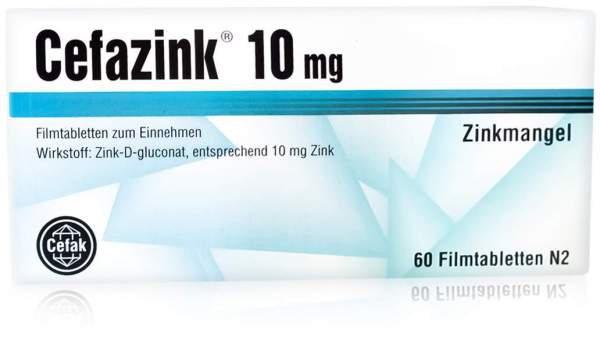 Cefazink 10 mg 60 Filmtabletten