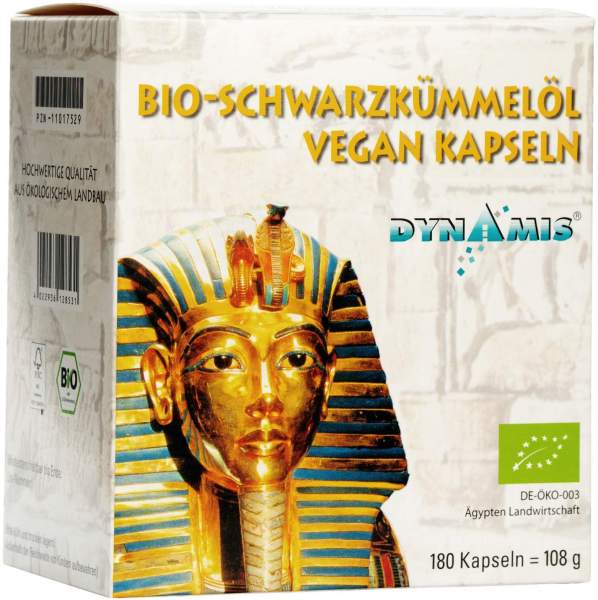 Schwarzkümmel Bio Vegan 180 Kapseln