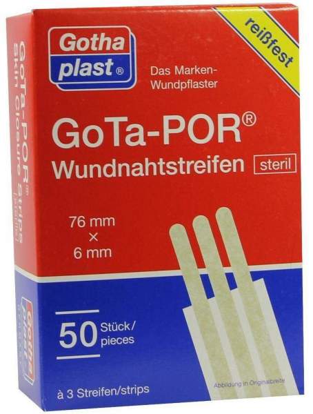 Gota Por Wundnahtstreifen 6x76 mm A 3 St