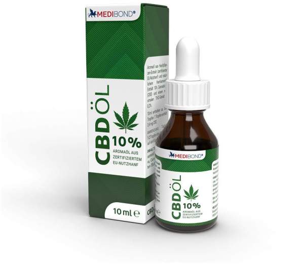 Medibond CBD Öl 10 % Aromaöl 10 ml Tropfen