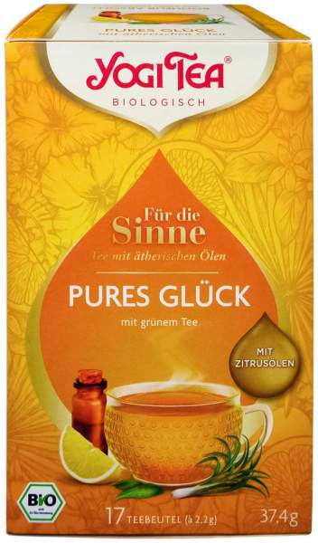Yogi Tea Für die Sinne Pures Glück Bio 17 Filterbeutel