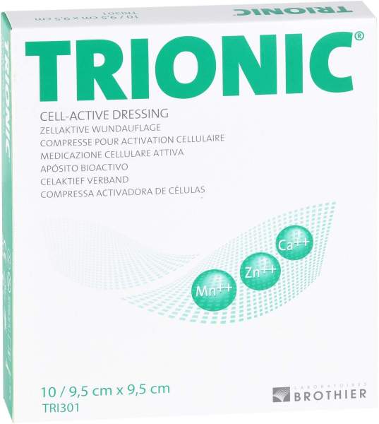 Trionic Wundauflage 9,5 X 9,5 cm 10 Kompressen