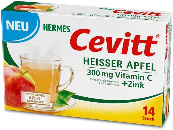 Hermes Cevitt Heißer Apfel 14 Beutel