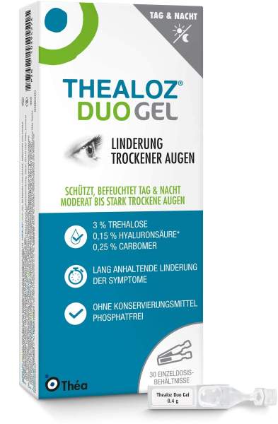 Thealoz Duo Augengel 30 X 0.4 G
