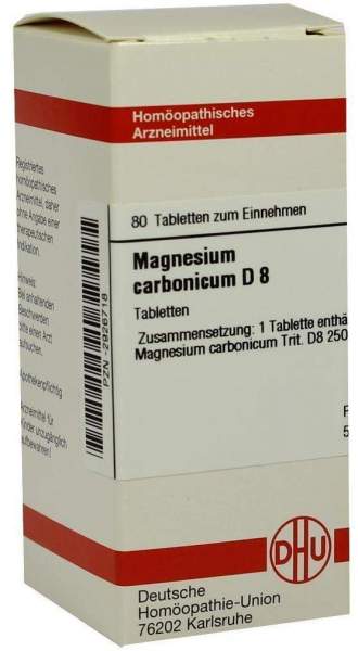 Magnesium Carbonicum D8 Dhu 80 Tabletten