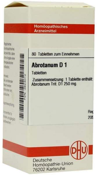 Abrotanum D 1 80 Tabletten