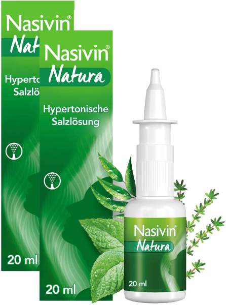 Nasivin Natura abschwellendes Nasenspray 2 x 20 ml