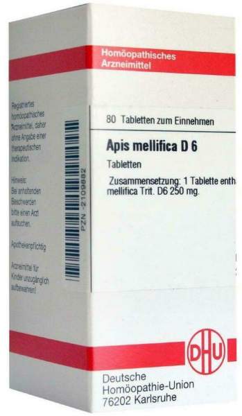 Dhu Apis Mellifica D6 80 Tabletten
