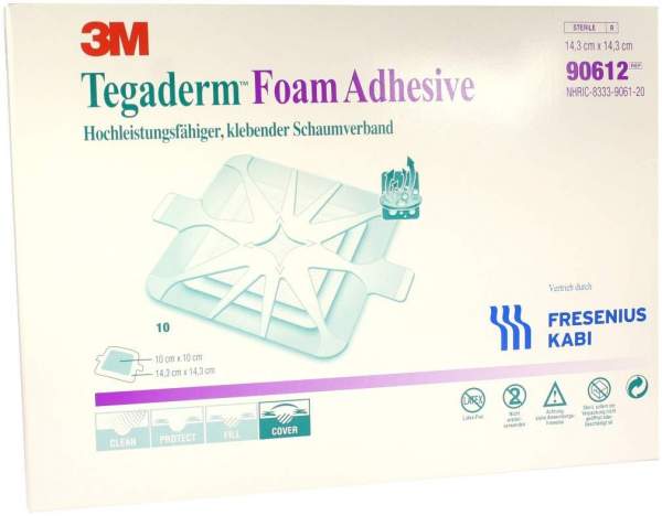 Tegaderm Foam Adhesive Fk 14,3x14,3cm 90612