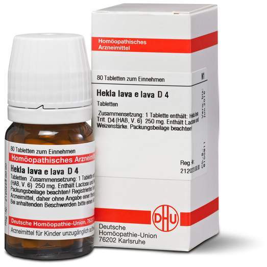 DHU Hekla lava e lava D4 80 Tabletten